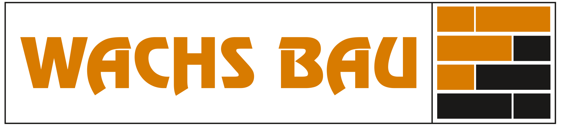 Wachs Bauunternehmung – Original-Logo